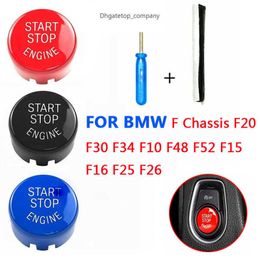 Start Stop Engine A Key To Start Engine Start Button Cover For BMW F Chassis F20 F30 F34 F10 F48 F52 F15 F16 F25 F26 Car Styli