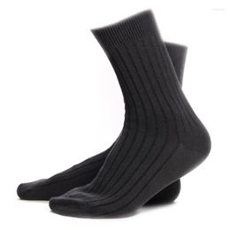 Men's Socks 4Pairs High Quality Comb Cotton White Black Thermal Comfortable Male Solid Sokken Mens Bussiness Dress Sock Soks