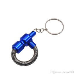 Small spring metal copper pipe key buckle pipe portable 2022