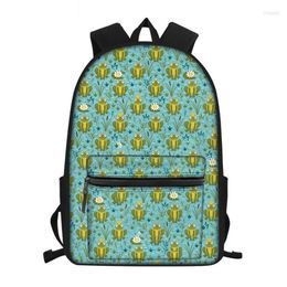 Mochilas Backpack Kids Mochilas para meninos Meninas Bolsas de padrões de sapo fofos Viagem Back Pack Pack Laptop Bag Teenager Bolsa feminina