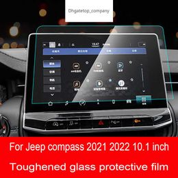 For Jeep compass 2021 2022 10.1 inch Car GPS navigation film LCD screenempered glass protective Anti-scratch Film