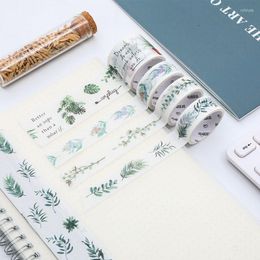 Gift Wrap Kawaii Washi Tape Set Fall Plant Masking For Planner Journal DIY Stickers Scrapbooking Stationery