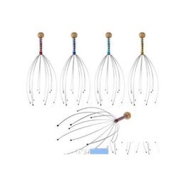 Other Home Garden Therapeutic Head Scratcher Deep Relaxation Tool Hand Held Scalp Masr Release Mas Octopus Drop Delivery Otaaw
