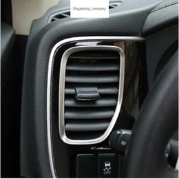 for Mitsubishi Outlander 2013-2020 stainless steel 2PCS air conditioner air outlet accessories