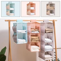 Storage Boxes Multifunction Hanging Handbag Organiser For Wardrobe Closet Transparent Bag Door Wall Clear Sundry Shoe With Hanger