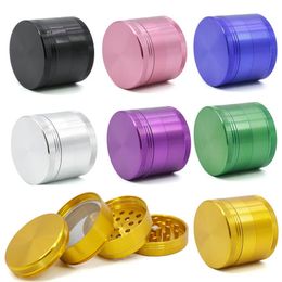 Layers Herb 4 Grinder Aluminium Plate 55Mm Hand Tobacco Smoking Accessories Cigarette Accessores