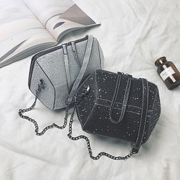 Evening Bags Bag Female 2022 Fashion Casual Wild Chain Bright Pink Wallet Mini Shoulder Diagonal Handbag Clear BagNB118