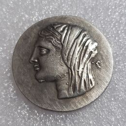 Ancient Greek COINS COPY Silver Plated Metal Crafts Special Gifts Type452