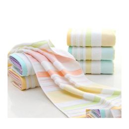 Towel 5 Star El Pure Cotton Cloth Art Bar Soft Comfortable Adt Male And Female Sports Towels Drop Delivery Home Garden Textiles Otnzu