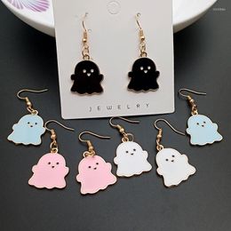 Dangle Earrings Cute Little Ghost For Women Candy-colored Elf Drop Colorful Girls