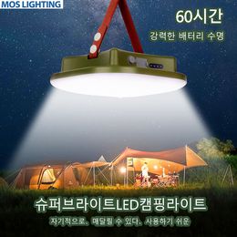 15600maH New Upgraded Rechargeable LED Camping Lantern Strong Light with Magnet Zoom Portable Torch Tent Light Work Maintenance Lighting