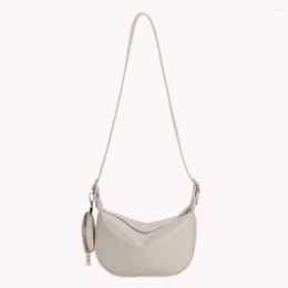 Evening Bags Women Messenger PU Leather Simple Shoulder Handbags Designer Crossbody Sling Solid For Travel With Purse