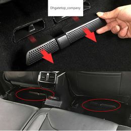 2PCS/Set Car Air Outlet Cover For Skoda Kodiaq 2016 2017 2018 Back Seat Under Car Rear Seat Air Conditioning Vent Cover Net