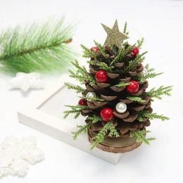 Christmas Decorations DIY Pineapple Cones Decoration Ornaments Fun Tree For Home Garland Wreath Wedding