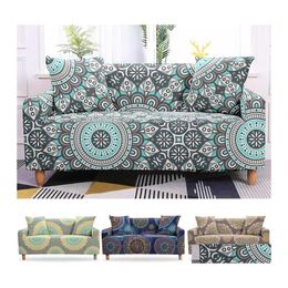Chair Covers Mandala Bohemian Sofa Er Sectional Sliper 2/3 Seater Couch Elastic Stretch Armchair For Living Room Drop Delivery Home Otngu