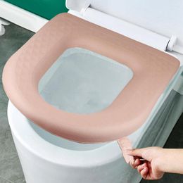Toilet Seat Covers Soft Waterproof Cover Bathroom Washable Closestool Mat Pad Cushion Universal Bidet Accessories