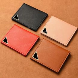 Folding Card holders bags Men's Women's Short Wallet Ultra thin Bank Card Clip 8 Slots 6 Colour coin purse Whole Volu232p