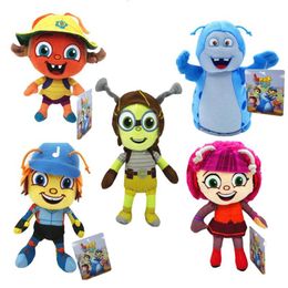 Conjunto de 5 peças Beat Bugs Plush Toys Doll Toys Rodeado Figura Beatles Personagem Jay Crick Buzz 8 21cm2817