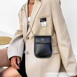 Handbag Factory Clearance Sale 2023 New Spring Fashion Simple Frh and Fashionable Chain Mobile Phone Single Shoulder Diagonal Cross Texture Women's Bag