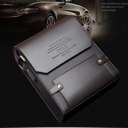 Designer brand kangaroo briefcase men leather soft shoulder travel business bag office computer computer pouch cover Messenger bag2424