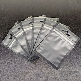 Aluminium Foil Bags Clear Self Seal Zipper Plastic Packaging Pack Zipper Lock Bag Package Pouches