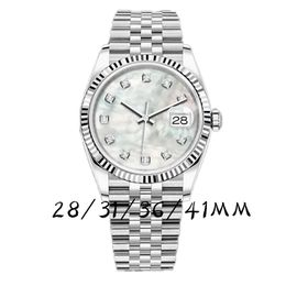 Men's couple automatic watch 36/41mm movement all stainless steel case 28/31 women's 2813 mechanical quartz machine Luminous montre de luxe