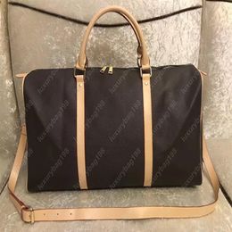 high-quality travel duffle bags brand designer luggage handbags With lock large capacity sport bag 55CM Dust belt luxurybag116308a