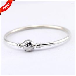 Bangle Fits European Style Jewelry Bracelet 925 Sterling Silver Bowkont Authentic Original Charms