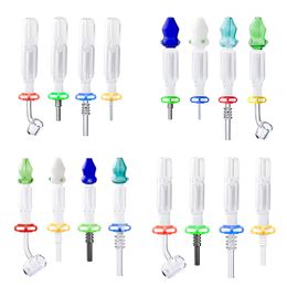 Headshop214 NC007/NC022 Smoking Pipe Glass Water Bong About 6.37 Inches 10mm 14mm Quartz Banger Nail Ceramic Tip