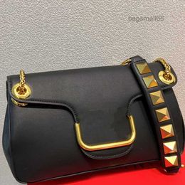 Women Crossbody Bag Handbags Purse Flap Shoulder Bags Rivet Chain Genuine Leather Plain Wallet Inside Fashion Letters Multiple Colours bagsmall68