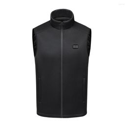 Skiing Jackets Men Autumn Winter Smart Heating Vest USB Infrared Electric Outdoor Flexible Thermal Warm Jacket