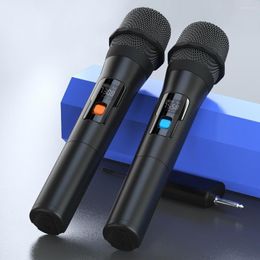 Microphones Wireless Microphone VHF Noise Reduction Plug Play Karaoke Condenser Home KTV Handheld Recording For Singin