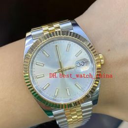 Men's watch Automatic Mechanical Diameter 41mm 126333 New M126333-0016 Silver wire stud Asia 2813 movement Christmas gift