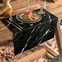 Table Napkin Nordic Ins Style Black And White Marble Cloth El Western Restaurant Folding Wiping Cup Home