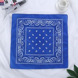 Bandanas Fashion Hip Hop Unisex Bandana Scarf Hair Band For Man Women Headscarf Wrist Wraps Headbands Scarves Accessories