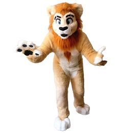 2023 Halloween Lion Mascot Costume Costume Outfits Adult Women Men Cartoon For Carnival Festival Commercial Dress