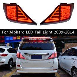 Car Taillight Assembly Rear Lamp Lighting Accessories For Alphard LED Tail Light 2009-2014 Brake Reverse Parking Running Lights