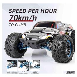 Electric/Rc Car 110 Scale 2.4G Rc High Speed Remote Control Off Road 4Wd 70Km/H Brushless Truck Carros Model Childrens Toys Gift 211 Dhwfc