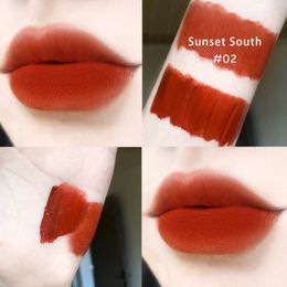 Lip Gloss LAMEILA Red Tube Velvet Glaze Not Easy To Fade Dumb Smooth Mouth Fog Surface Rotten Tomato White Makeup