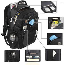 Backpack CFUN YA Luxury Business Men Women 15.6" 17.3 Laptop Bag USB Schoolbag Rucksack Computer Backbag Mochila Travel Daypacks