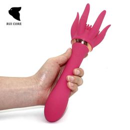 Секс-игрушка-массажер Ruixin, новая вибрирующая палочка в виде осьминога, флирт для пары, стимулирующий точку G, массаж груди, мастурбация, AV
