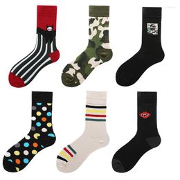 Men's Socks Men And Women Trend To Instagram Korean Version Of Cotton Lovers In A Tube Sports Skateboard Anime