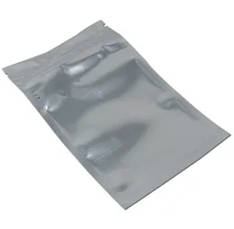 Quality Plastic Clear Aluminium Foil Resealable Zipper Packaging Bag Dry Food Storage for Zip Poly Pouches Reseal Lock Mylar Foil Bags