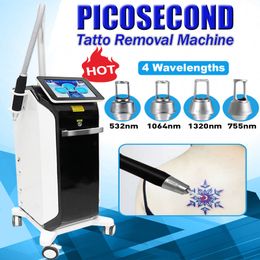 Pico Tattoo Removal Laser Machine Scars Freckle Birthmark Remove Q Switched Pigment Therapy Portable Nd Yag Laser Salon Home Use Equipment