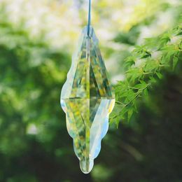 Chandelier Crystal 120mm Lucky Knot Clear Prism Faceted Glass Shining Sun Catcher Hanging Lighting Curtain Pendant Home Decor