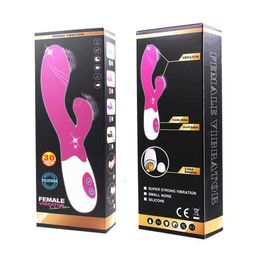 sex toy massager G-point vibrating rod double massage 30 frequency female masturbation simulator adult