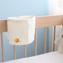 Storage Boxes Space-saving Korean Style Convenient Crib Diaper Hanging Organizer Household Supplies