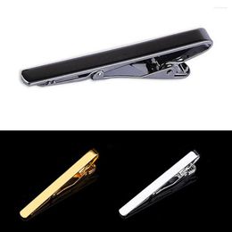 Bow Ties Tie Clips Men's Metal Necktie Bar Women Dress Shirts Pin For Wedding Ceremony Gold Silver Black Clip Men Accessories