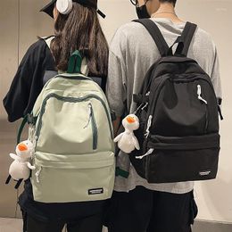 Outdoor Bags Double Shoulder Bag For Men Korean Version Casual And Versatile Yuansufeng Schoolbag High School Students Male College