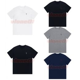 Mens Fashion Brand T Shirt High Street Womens Letter Print Tees Couple Short Sleeve Round Neck Tops Size XS-L